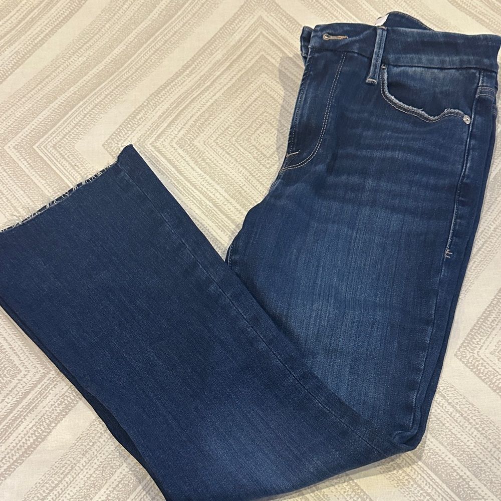 Frame Classic Dark Blue Women's Jeans Le Crop Mini Boot Size 27